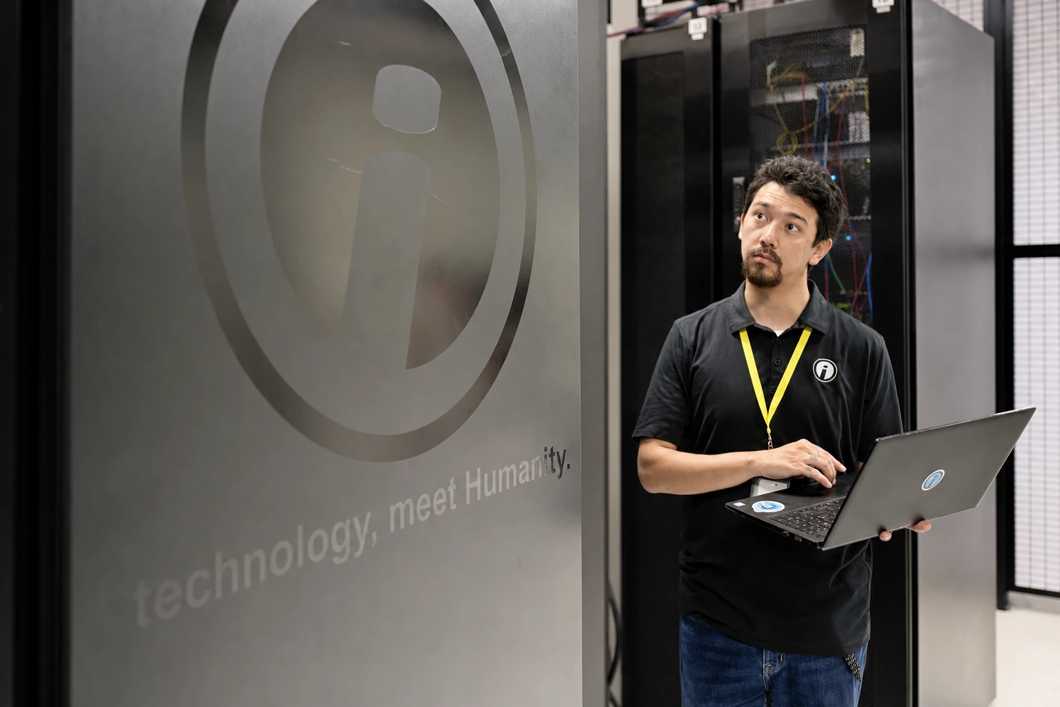 Opus Interactive engineers at work in a Tier III+ data hall.